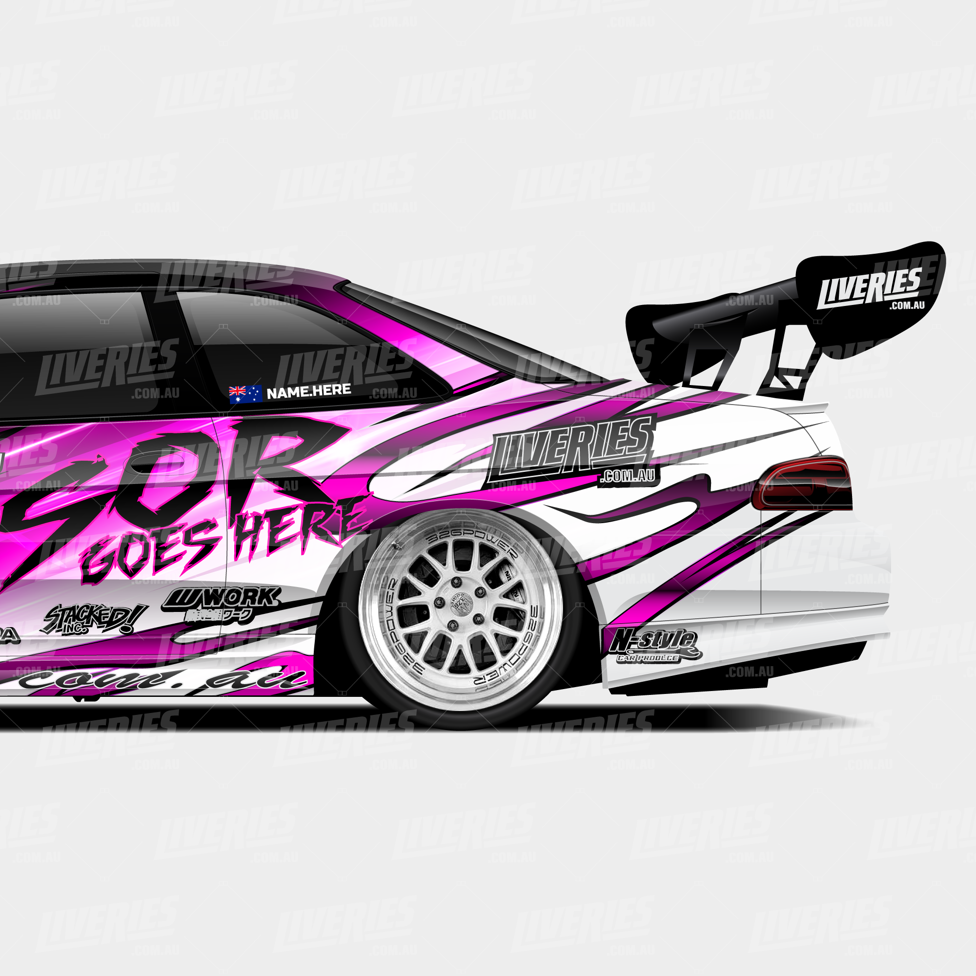 Zeus Pink Drift Livery