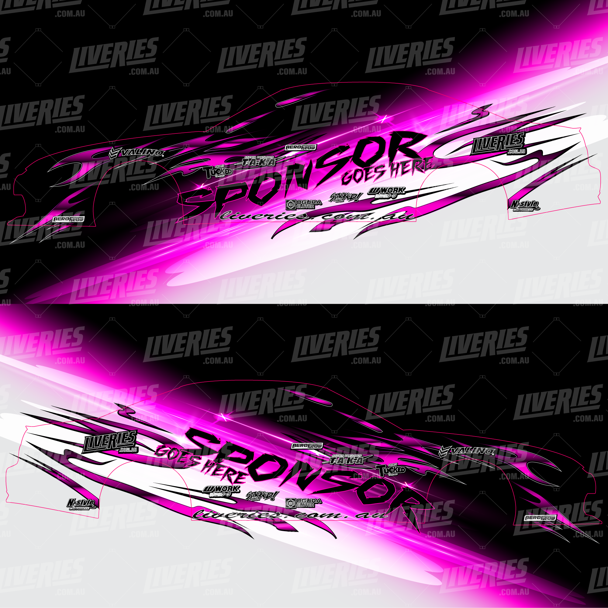 Zeus Pink Drift Livery