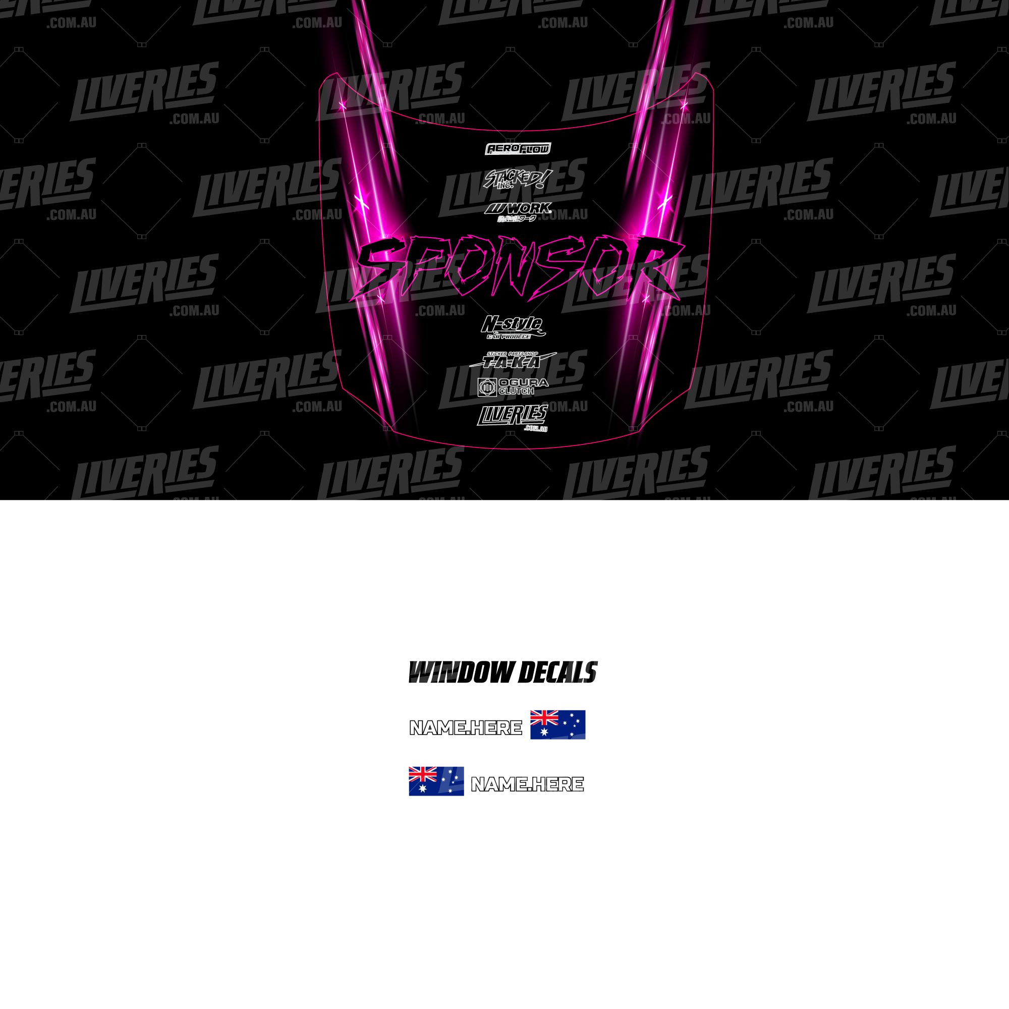 Zeus Pink Drift Livery