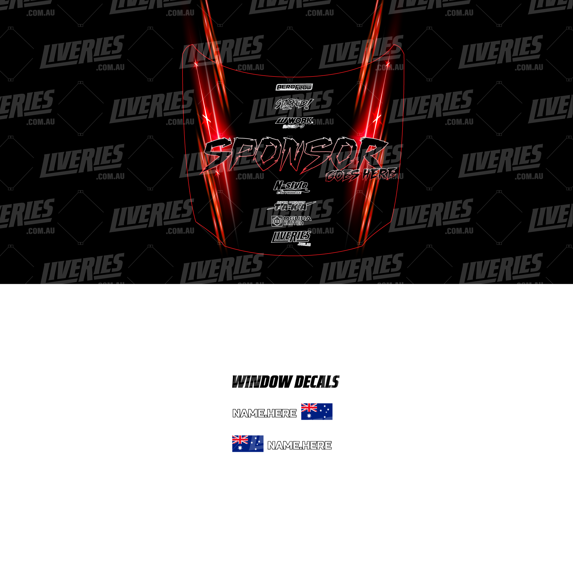 Zeus Flame Drift Livery