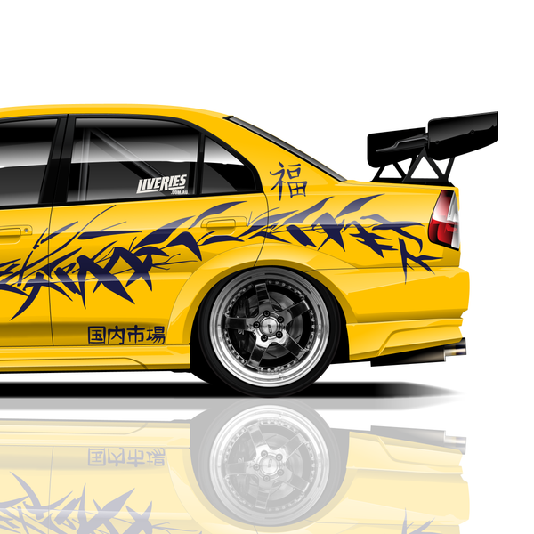 Python Livery Bamboo Daytime Street Livery - Liveries.com.au