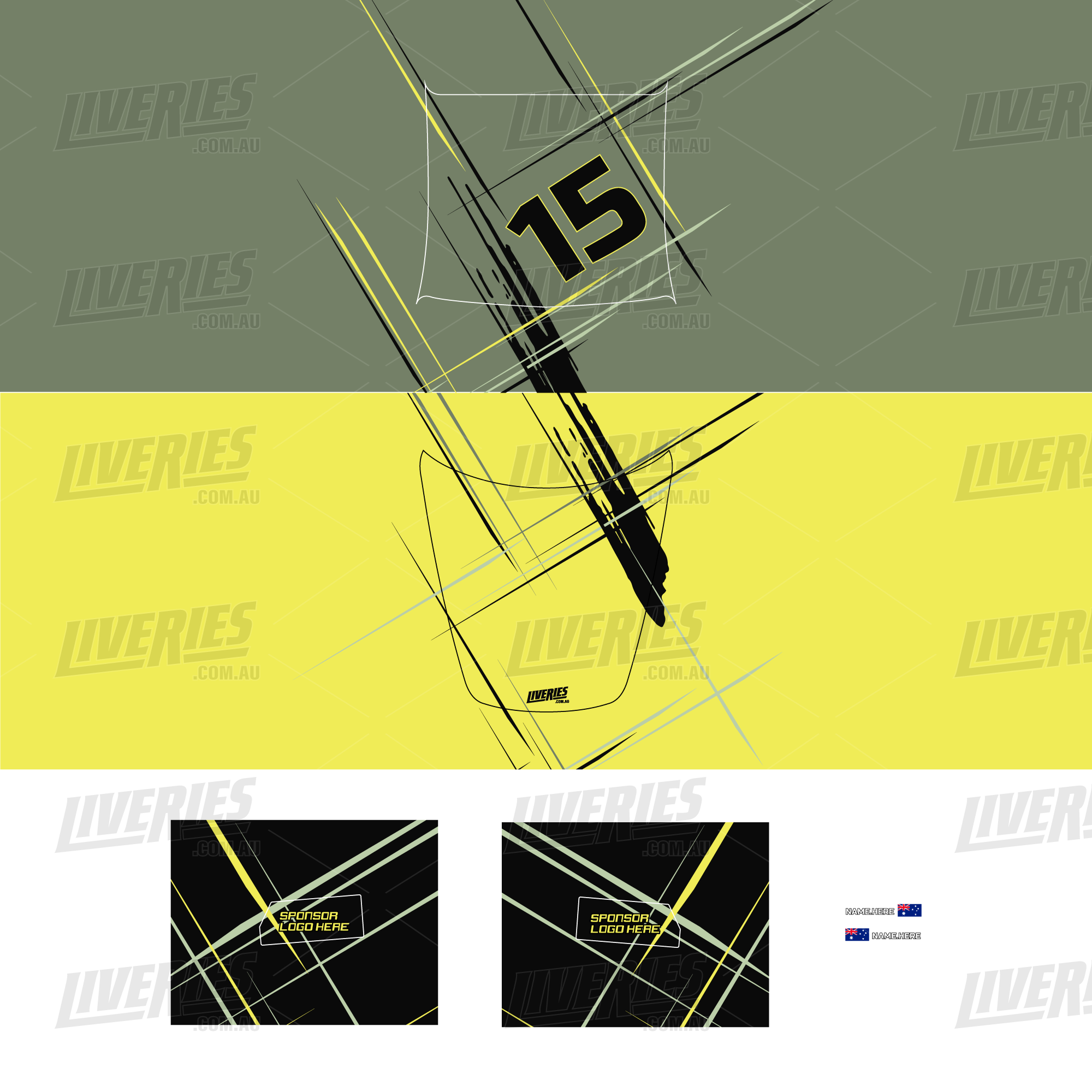 Crossed Lines Bushman Circuit Livery