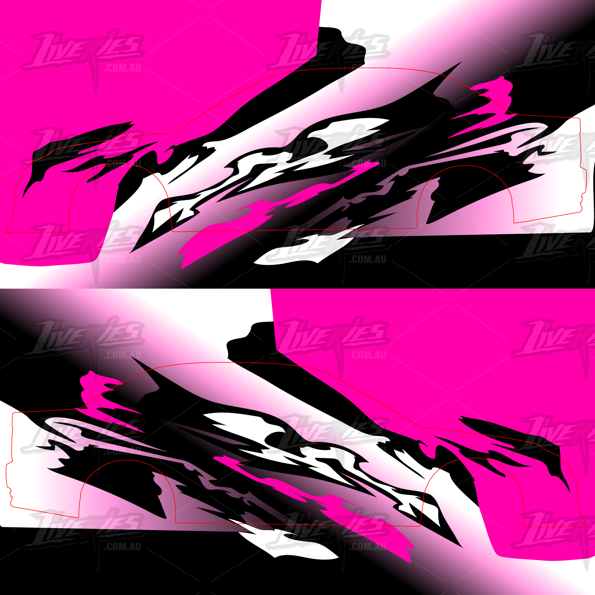 Swoosh Raspberry Rally Livery