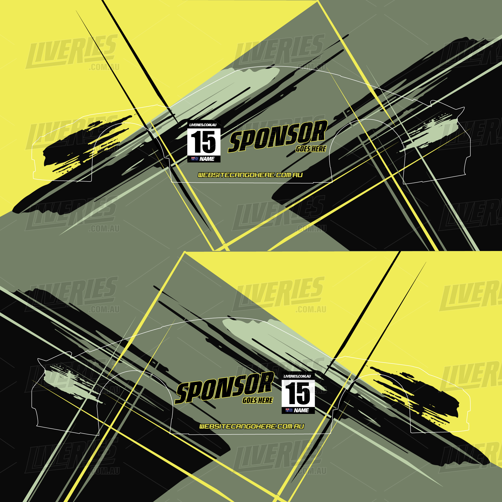 Crossed Lines Bushman Circuit Livery