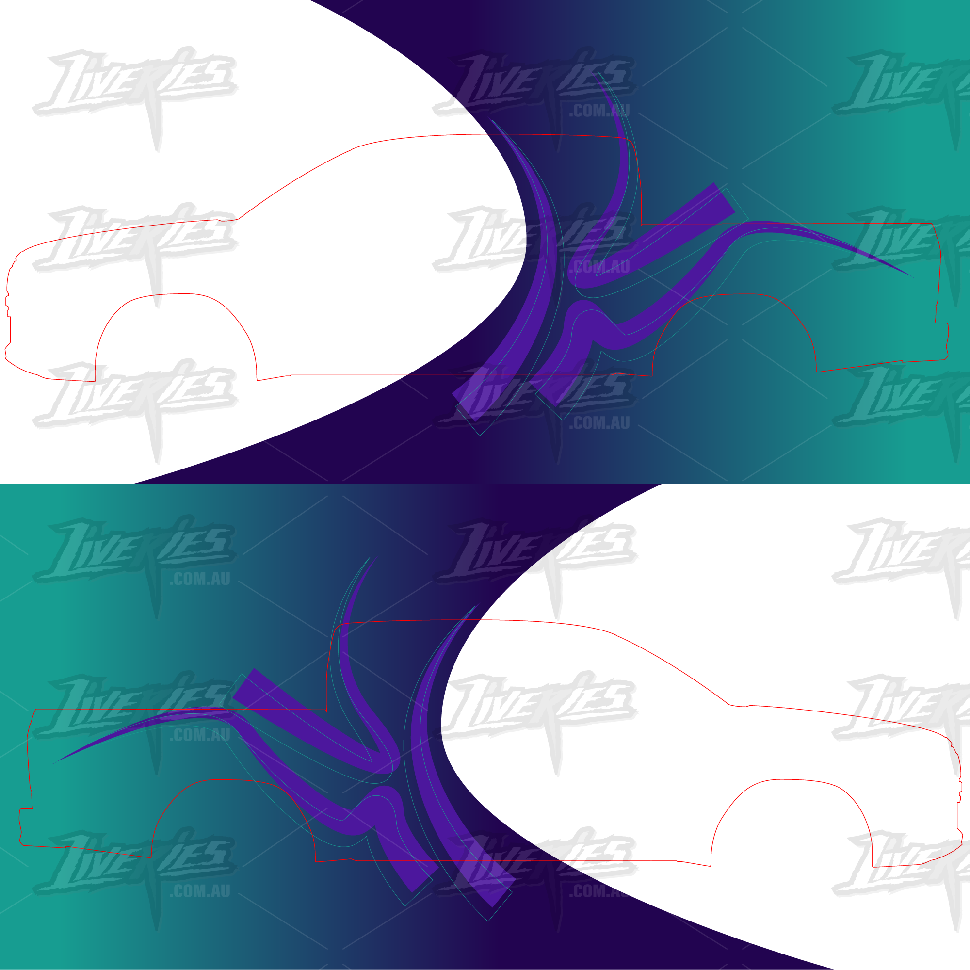 Wavy Ute Corporate Livery