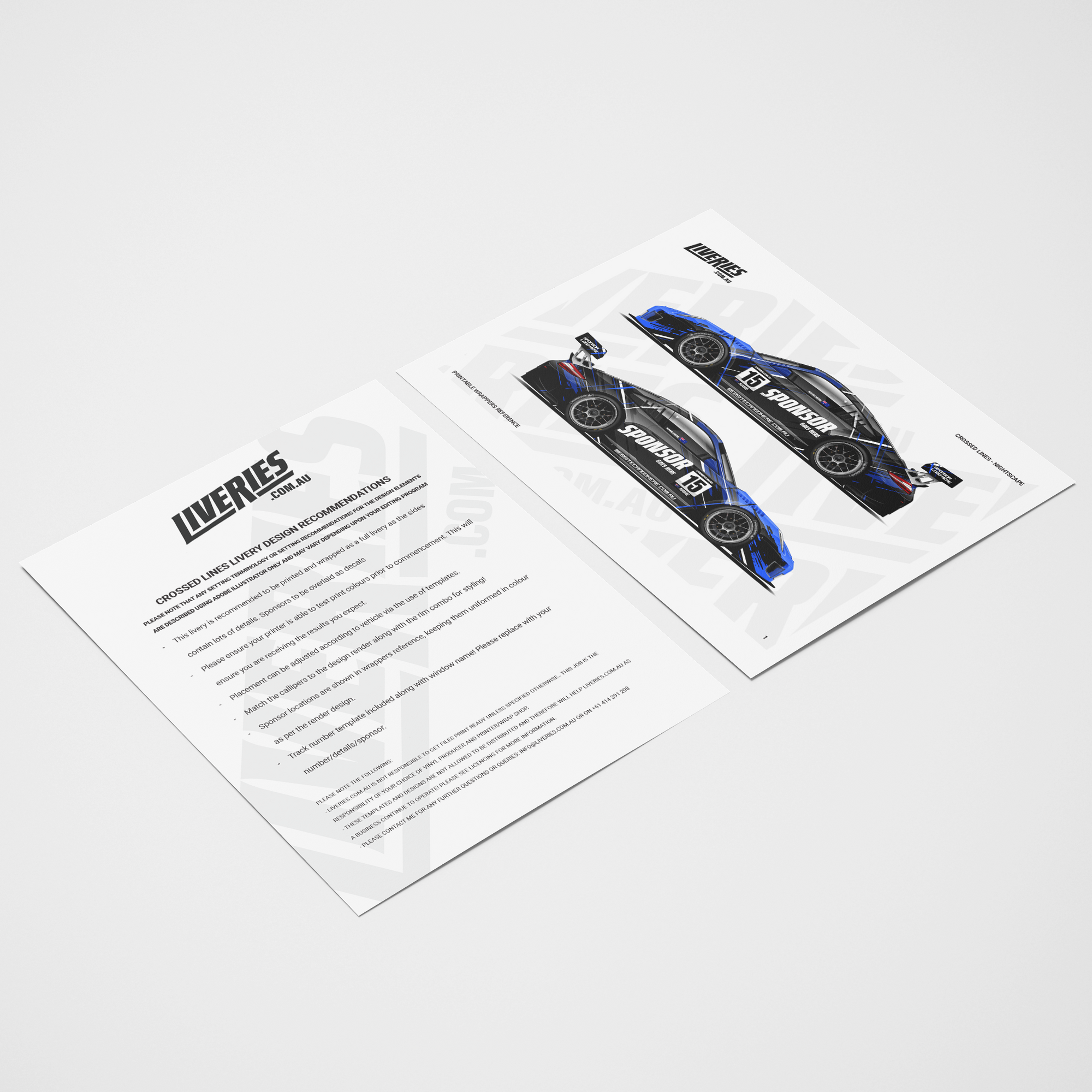 Crossed Lines Nightscape Circuit Livery