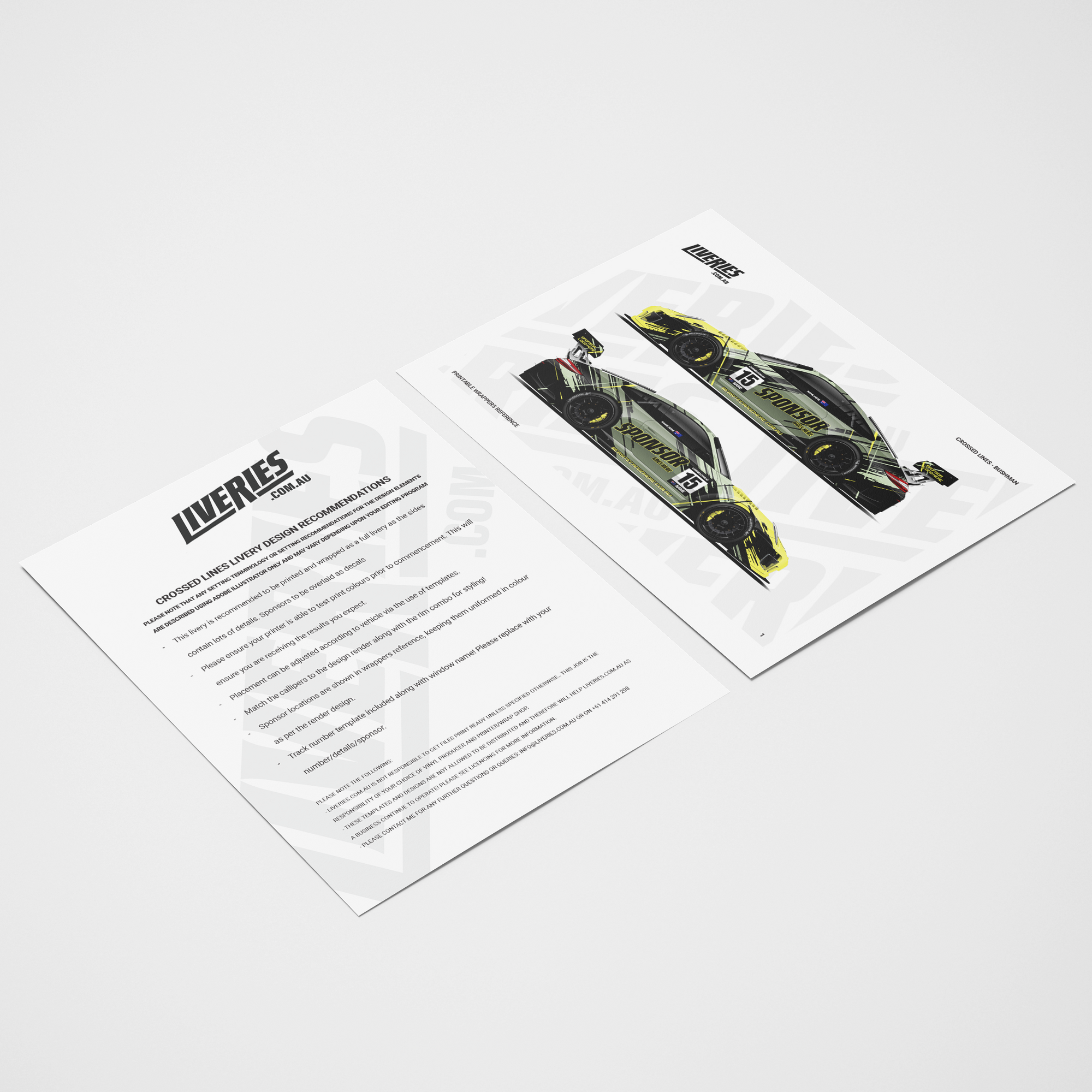 Crossed Lines Bushman Circuit Livery