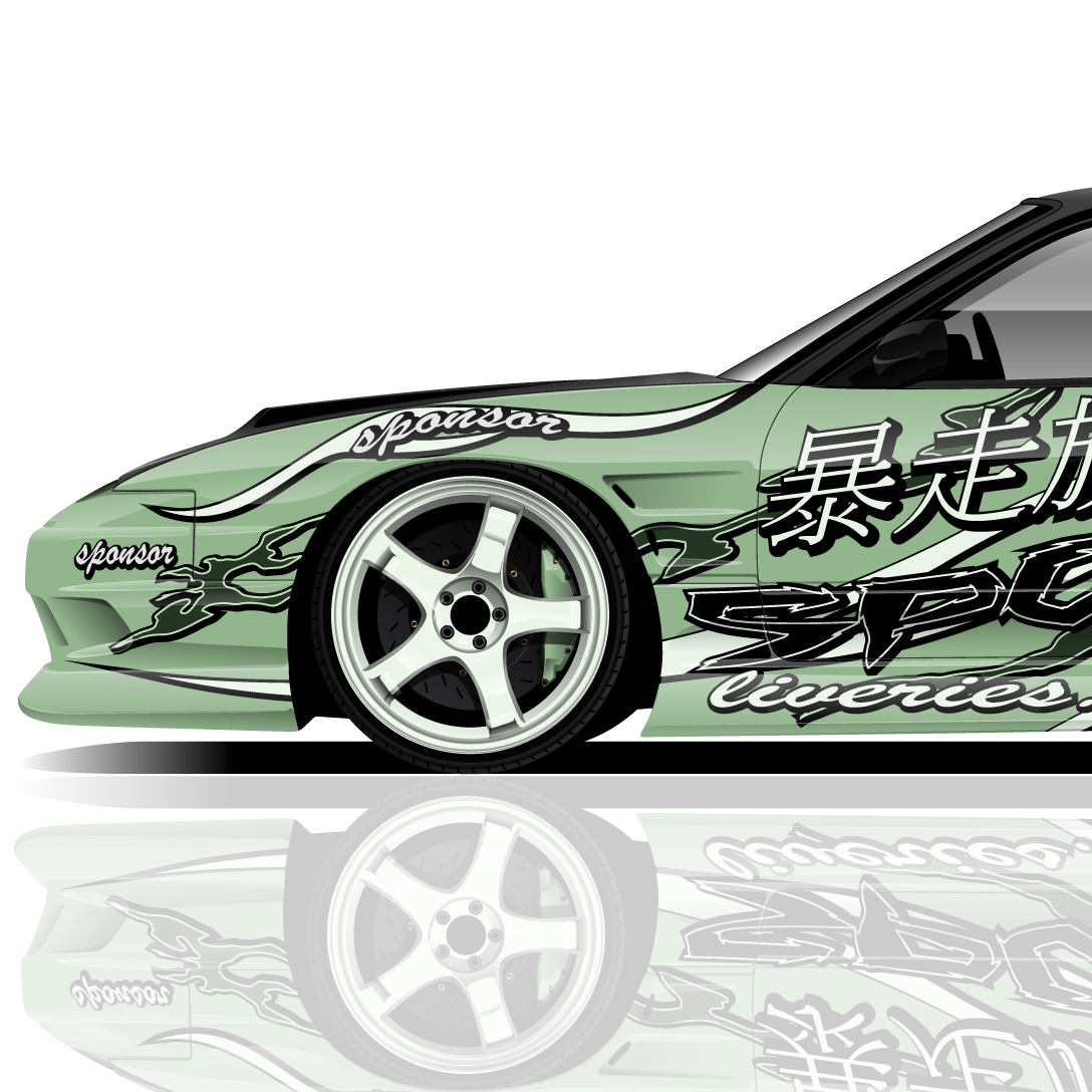 Tokyo Green Machine Drift Livery