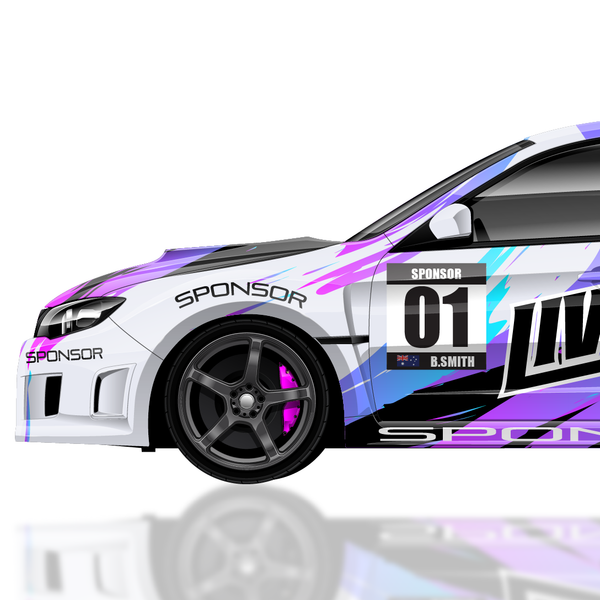 Python Livery Enthusiast Liquid Rally Livery - Liveries.com.au