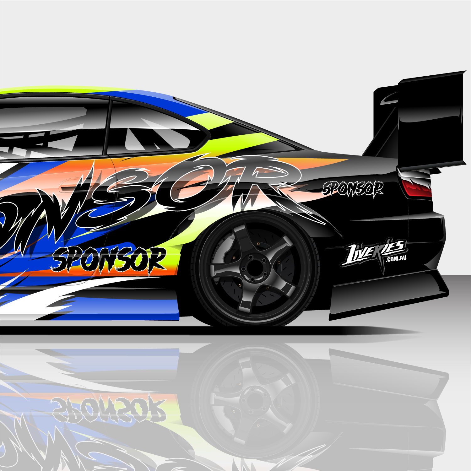 Fluid Fluro Fire Drift Livery