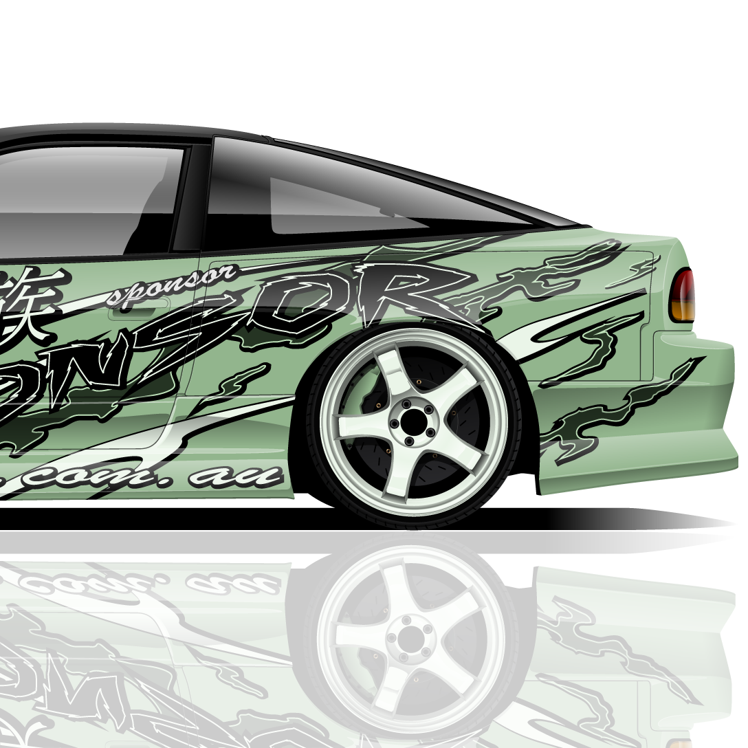 Tokyo Green Machine Drift Livery