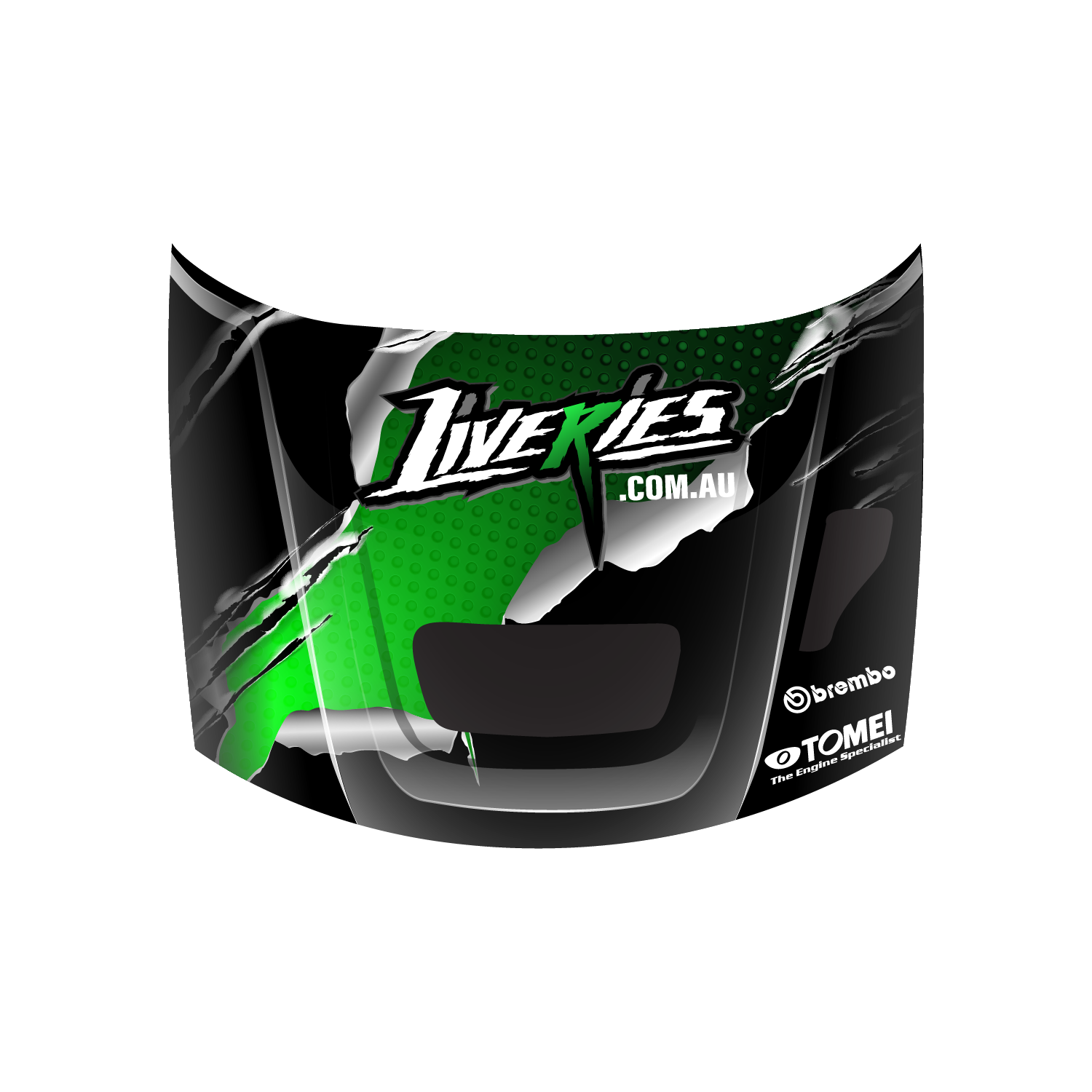 Electric Green Metal Circuit Livery