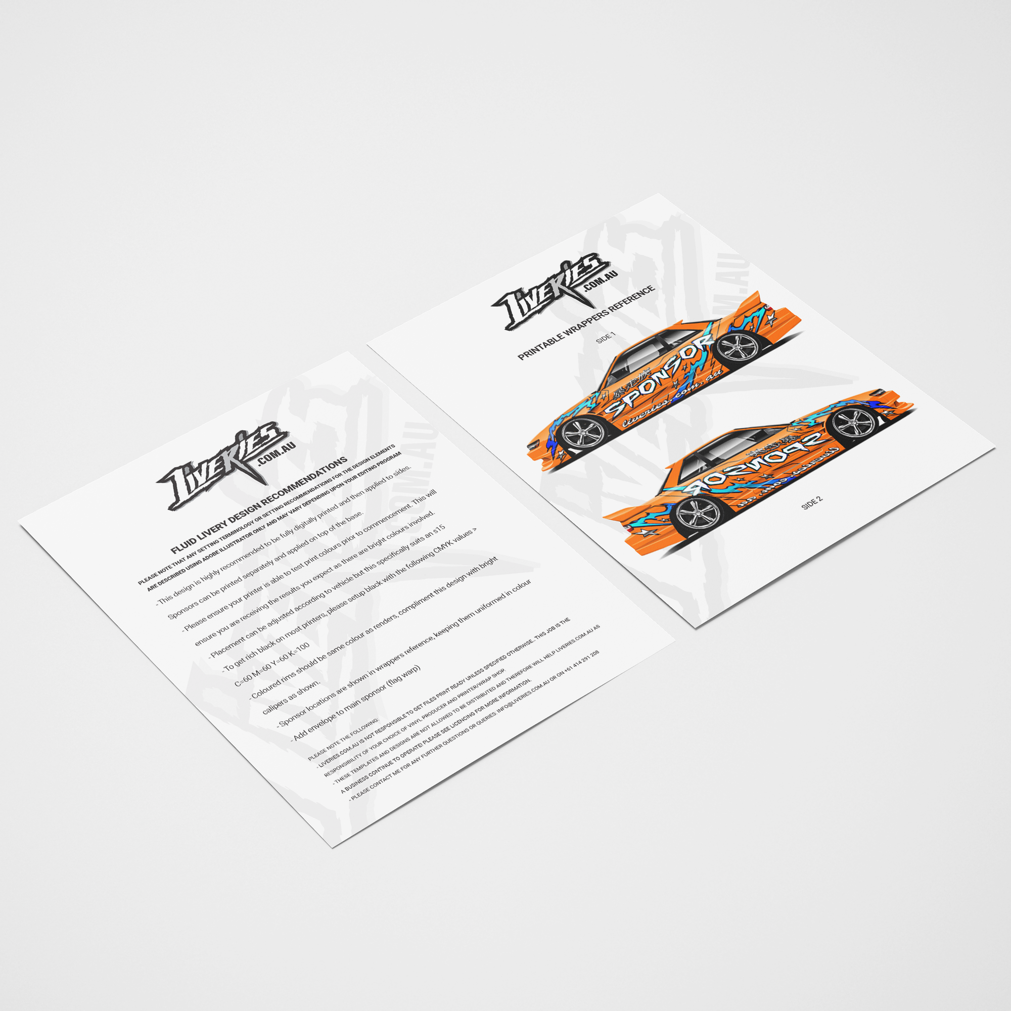 Beyond Stars Citrus Drift Livery