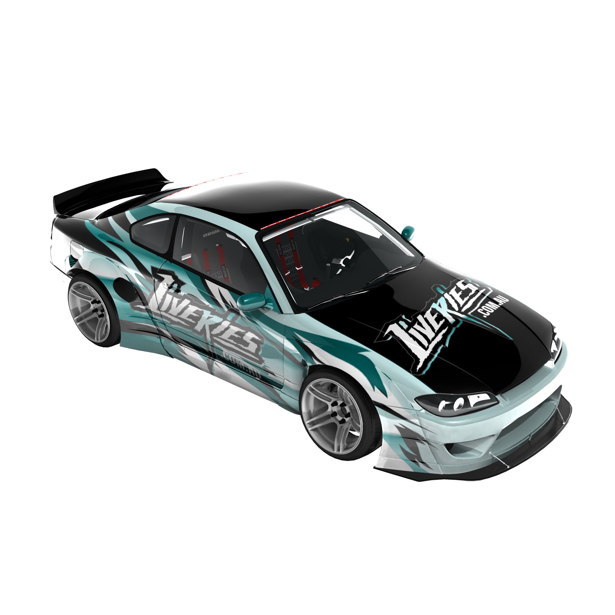 Fluid Teal Drift Livery
