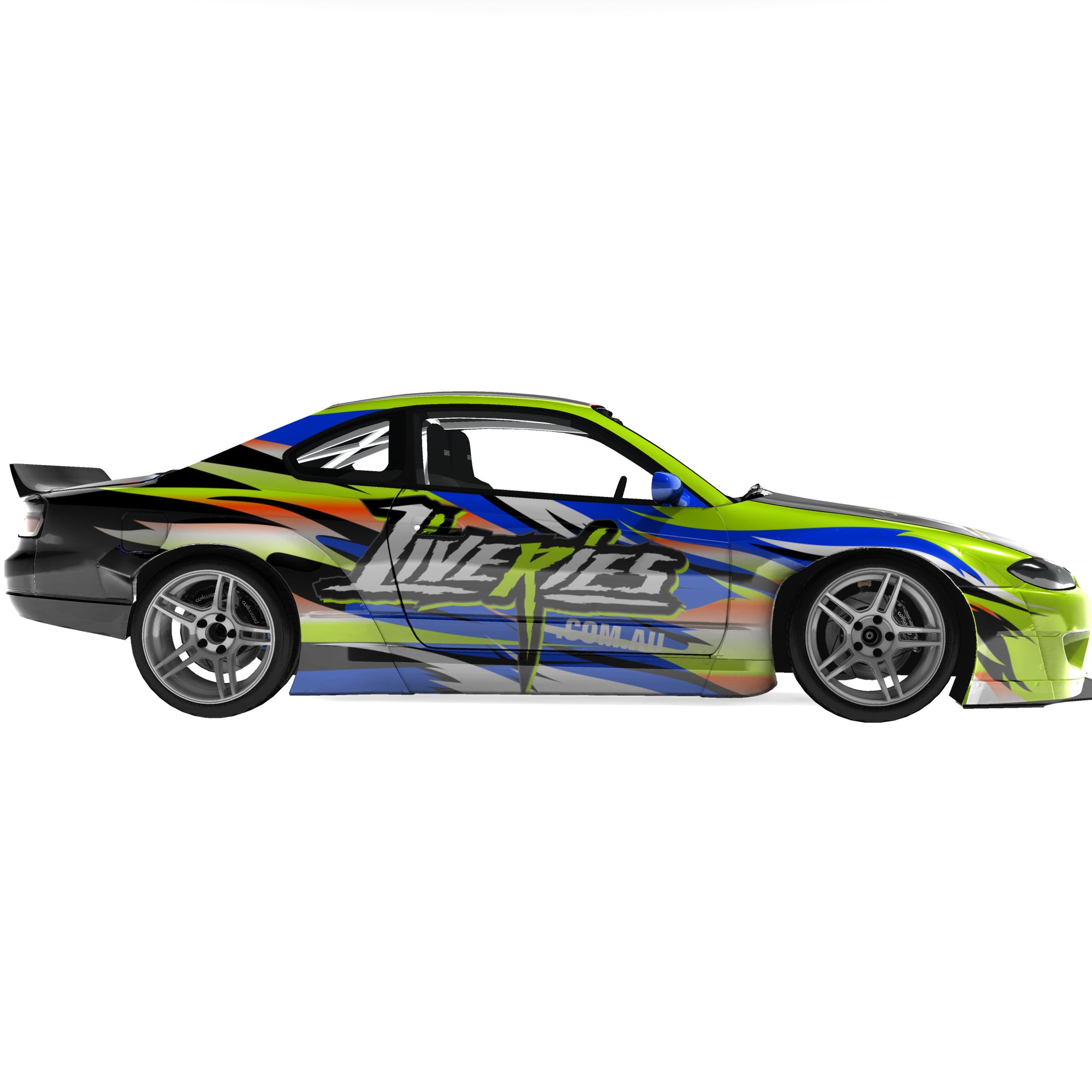 Fluid Fluro Fire Drift Livery
